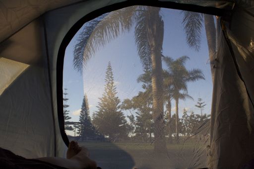 La vue depuis notre tente