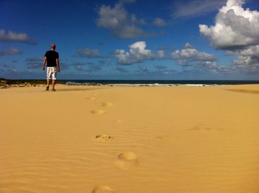 Dans cette région on trouve aussi des immenses dunes de sable